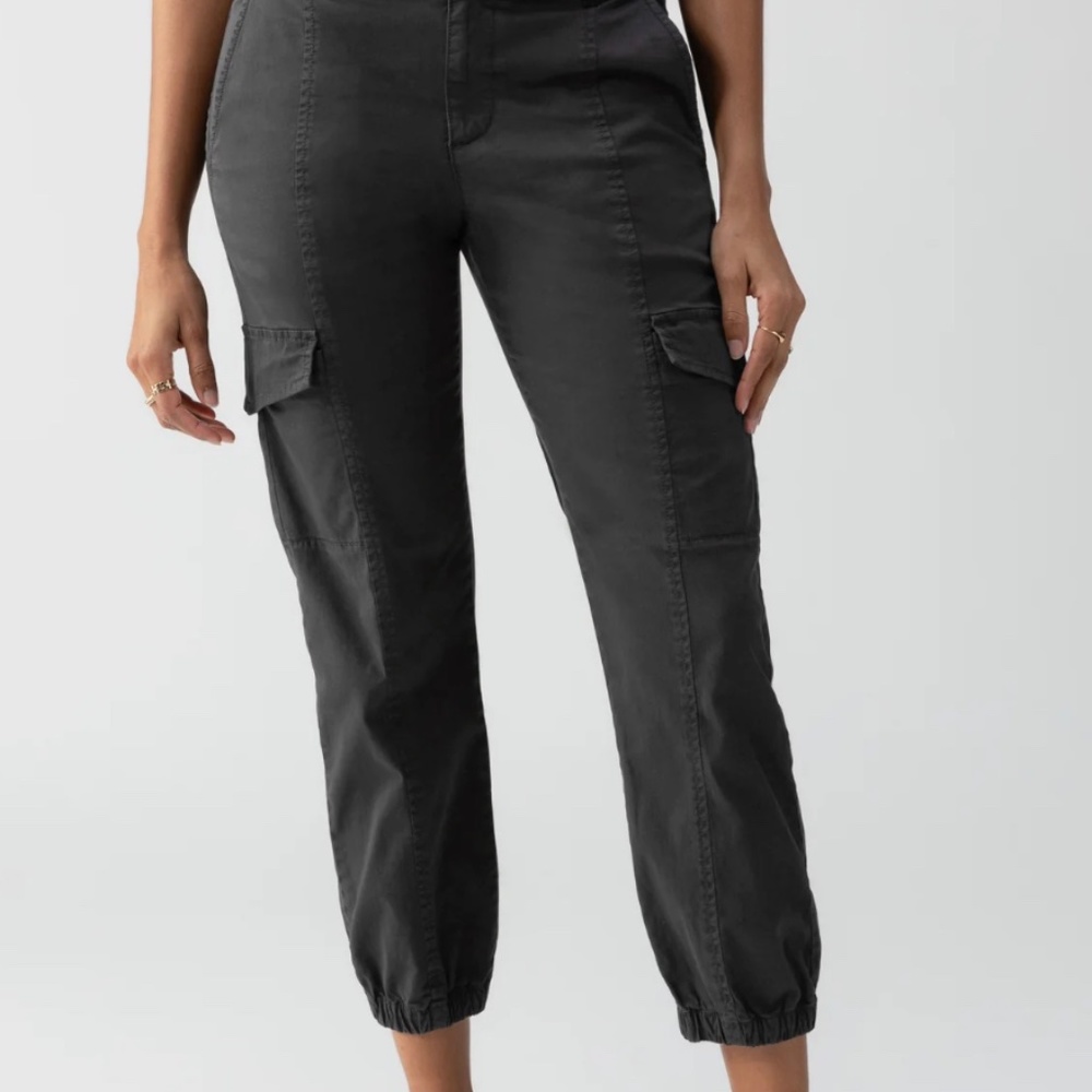 NWT Sactuary Cargo Rebel Standard Rise Pant - Color Obsidian (Black)